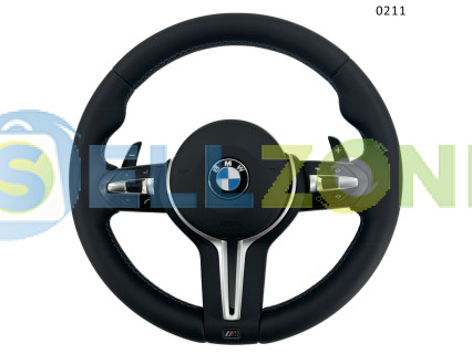 Τιμόνι M sport με έγχρωμες ραφές για BMW E series 1 3 X1 X5 X6 E90 E70 E53 - 0211